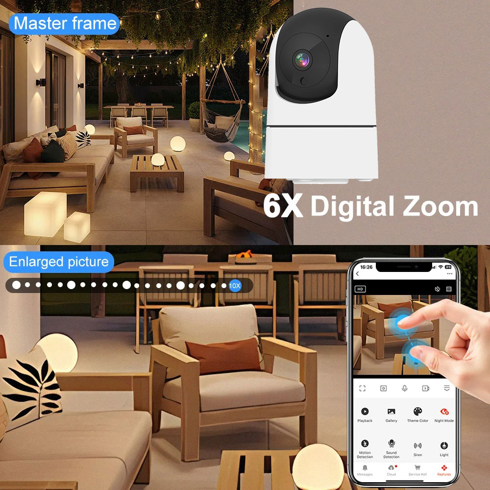Home Security Box - 6MP WiFi Camera Tuya Smart Home