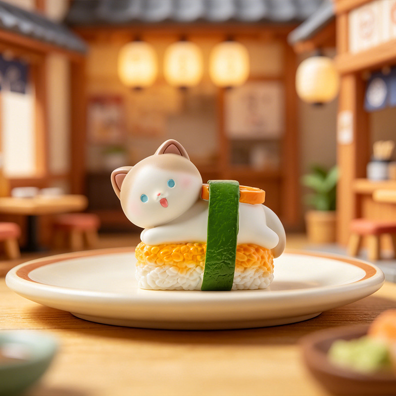 Sushi Cat Blind Box Cartoon Fi - Home Security Items 评论和价格